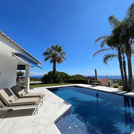 Palm Maresme - Suite With Bathroom And Terrasse With Ocean Views In A Private Villa Vilassar De Dalt Eksteriør bilde
